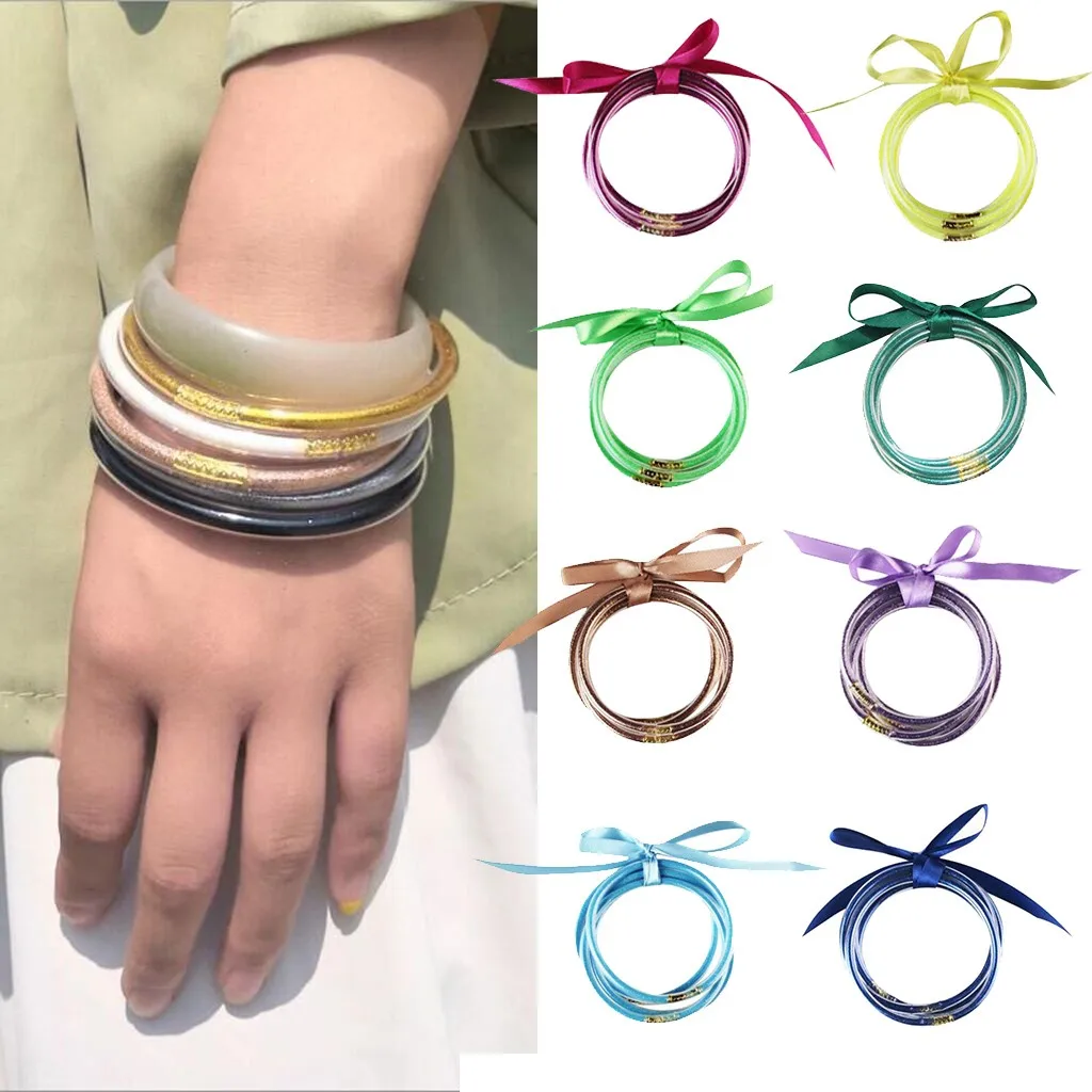 Gofuly браслеты для женщин трендовые цветные пудры с лентой многослойный браслет ювелирные изделия праздничные подарочные Браслеты Mujer Moda