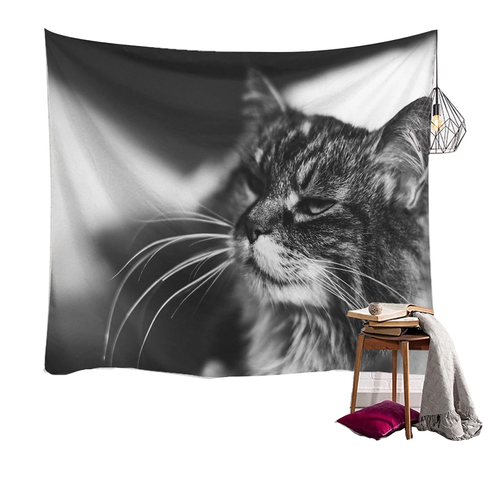 Lychee DIY Cat СЕРИЯ КАРТИНА настенный гобелен из полиэстера одеяло искусство настенный ковер домашний декоративный гобелен