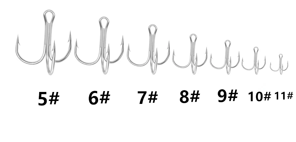 5 шт./уличная зимняя рыбалка Высокоуглеродистый тройной колючий воблер fishhook1#-11# искусственная японская метательная Рыболовная Снасть приманка