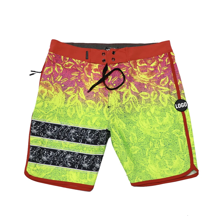 8 Striped Shorts Beach Shorts Men Bermuda Short Quick Dry Silver Men's Brand Spandex Boardshorts Board Shorts Brand Swimwear - Цвет: 8