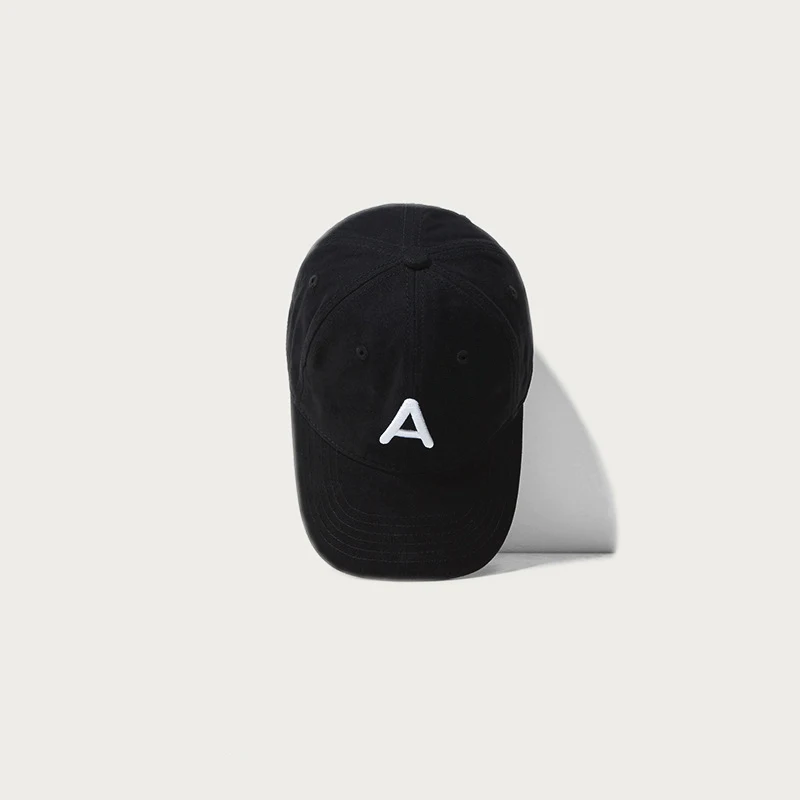 Cooo Coll 19FW Men Women Hip Hop baseball Cap Letter A Patch Baseball Cap Hip Hop Caps Leather Harajuku Sun Hat Snapback Hats - Цвет: Черный