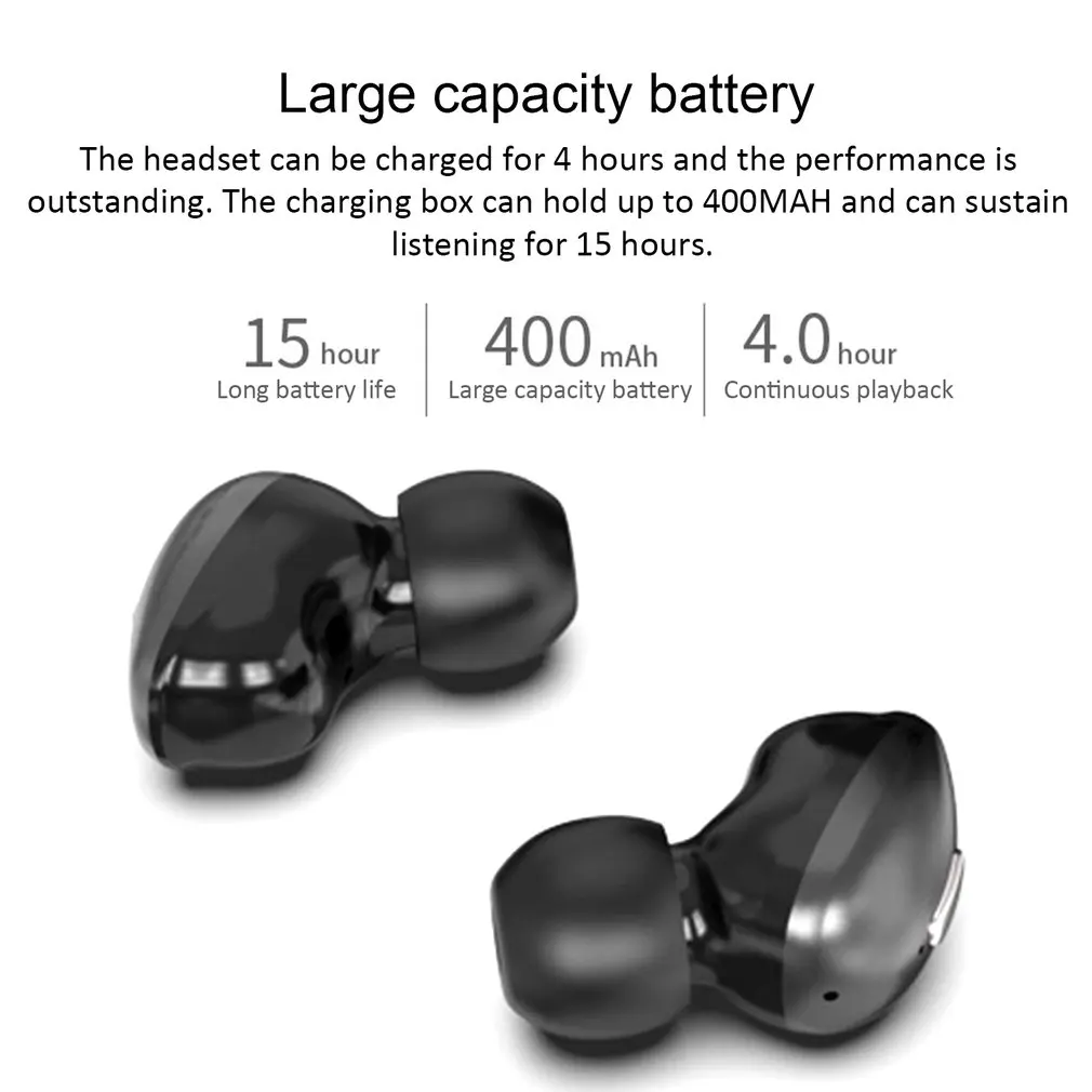 T2 TWS Bluetooth 5,0 Беспроводные наушники с микрофоном для телефона 3D стерео бас гарнитура беспроводные наушники