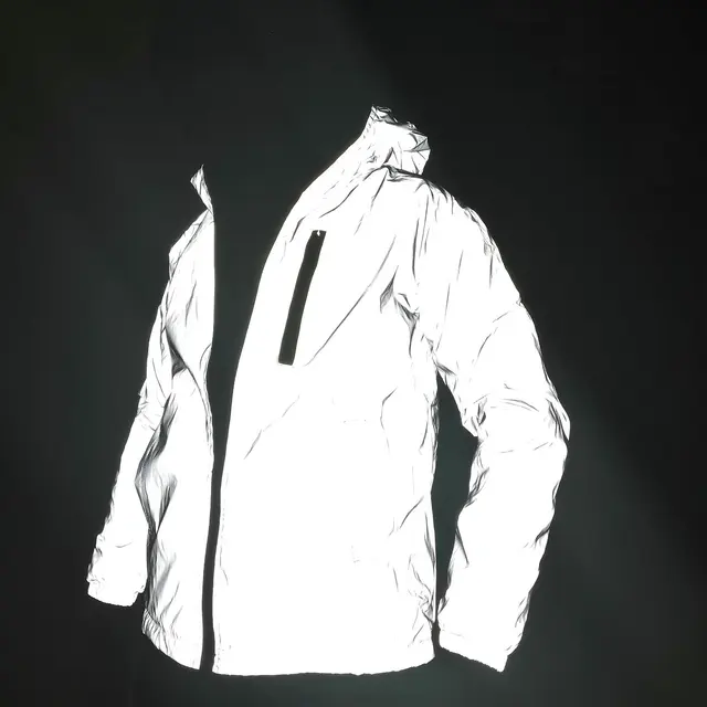 White Reflective Hooded Jacket 6