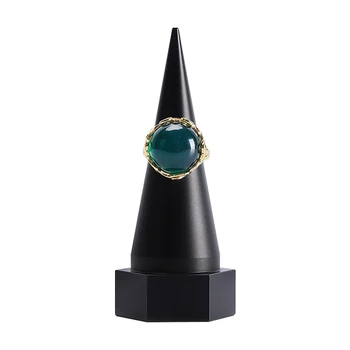 

Gift Engagement Small Metal Useful Cone Finger Tip Jewelry Storage Ring Display Holder Home Decor Wedding Stand Organizer