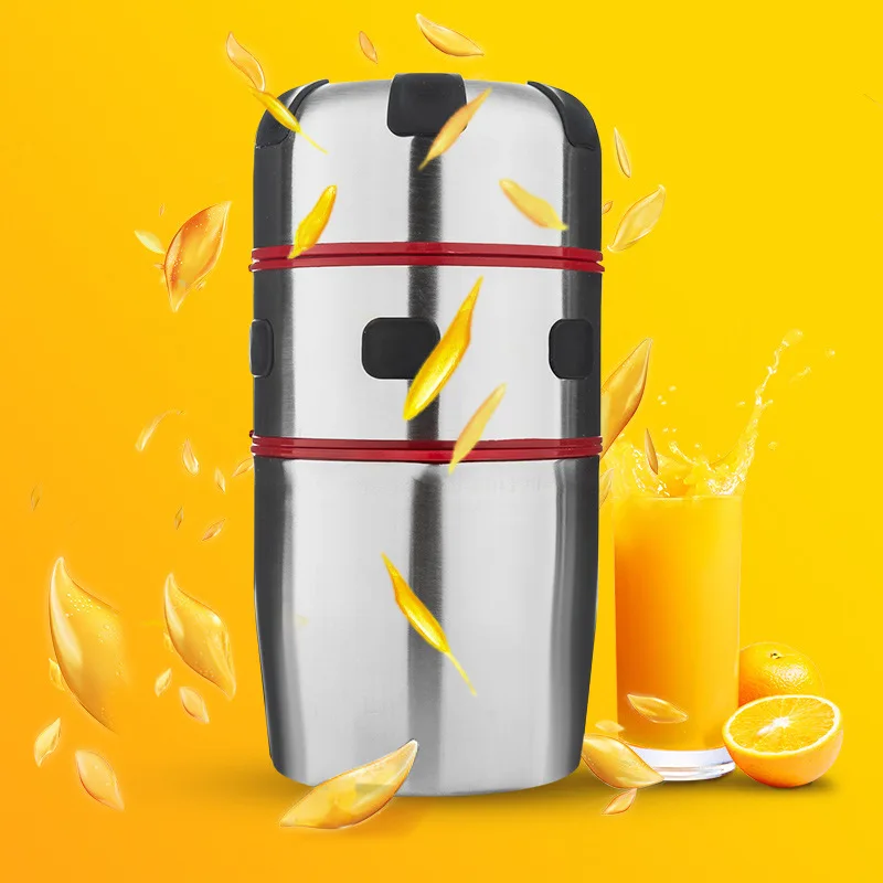 Quality Citrus Juicer Manual Portable Stainless Steel Cover Rotary Squeezer | Дом и сад
