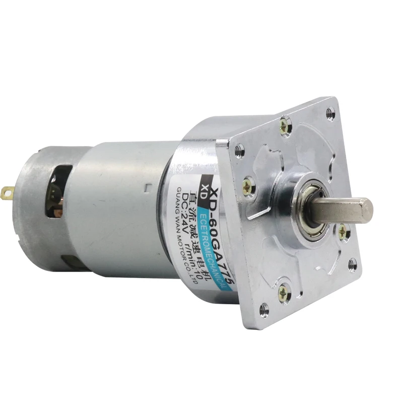 Motor da Engrenagem Velocidade do Torque Motor de Velocidade Ajustar o Sentido w de Alta Micro Pequeno Motor 35 Lenta dc Pode Xd-60ga775 12 v – 24