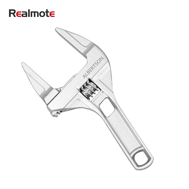 

Realmote Large Opening Movable Short Handle Wrench Multifunctional Washbasin Drain Faucet Bathroom Maintenance Tool