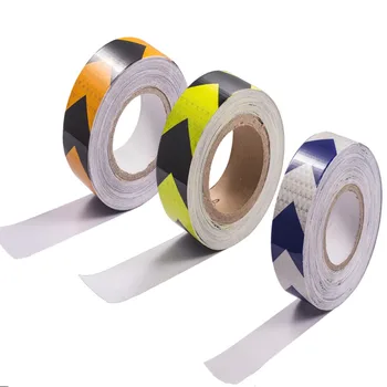 

5cm*3M/5M/10M/25M Safety Mark Reflective Tape Sticker Styling Self Adhesive Warning Tape Automobiles Motorcycle Reflective Film
