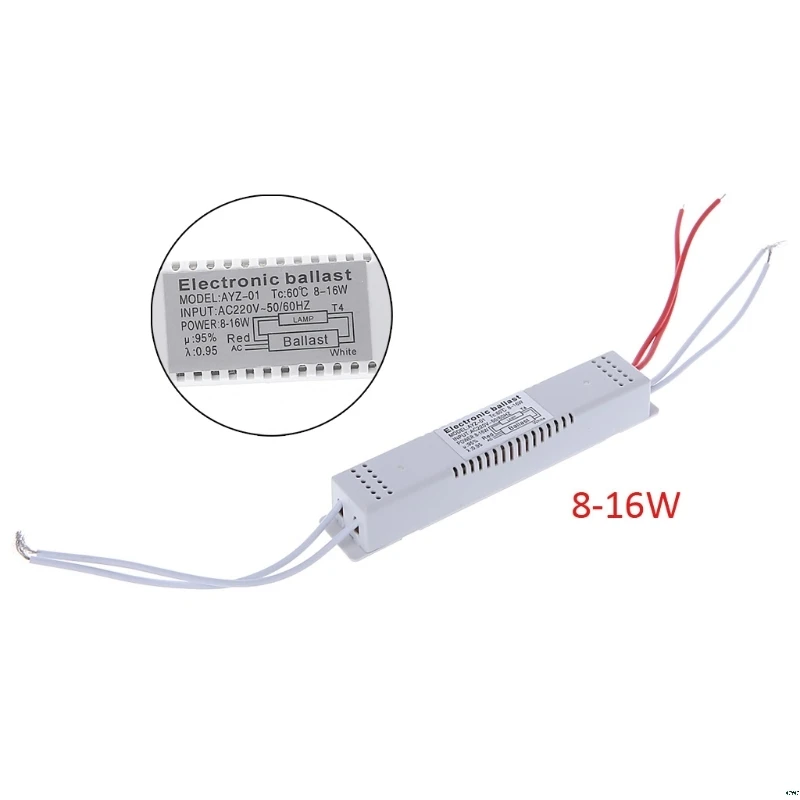 Electronic Ballast for Fluorescent Lamps Bulb 8-16W/18-22W AC220V for Headlight of T4 electronic ballast
