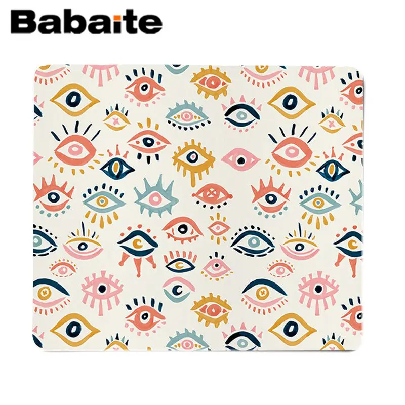 Babaite Top Quality Evil eyes small Mouse pad PC Computer mat Top Selling Wholesale Gaming Pad mouse