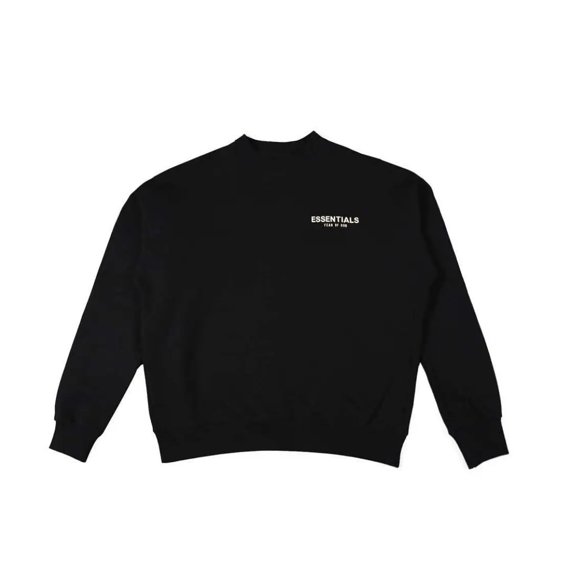 Fear Of God Essentials Double Line Small Letter Slogan Pullover  1