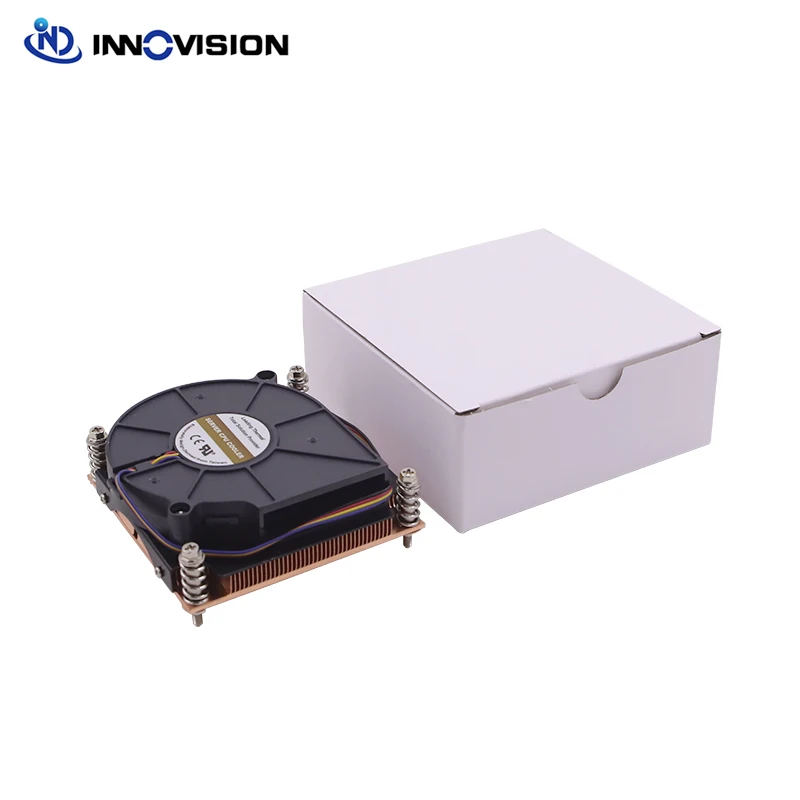 Dissipador de Calor Ativo com Ventilador de Alta Velocidade 1u Cpu Cooler Novo Lga1200 Lga1150 1151 1155 1156 1200 - Imagem 3