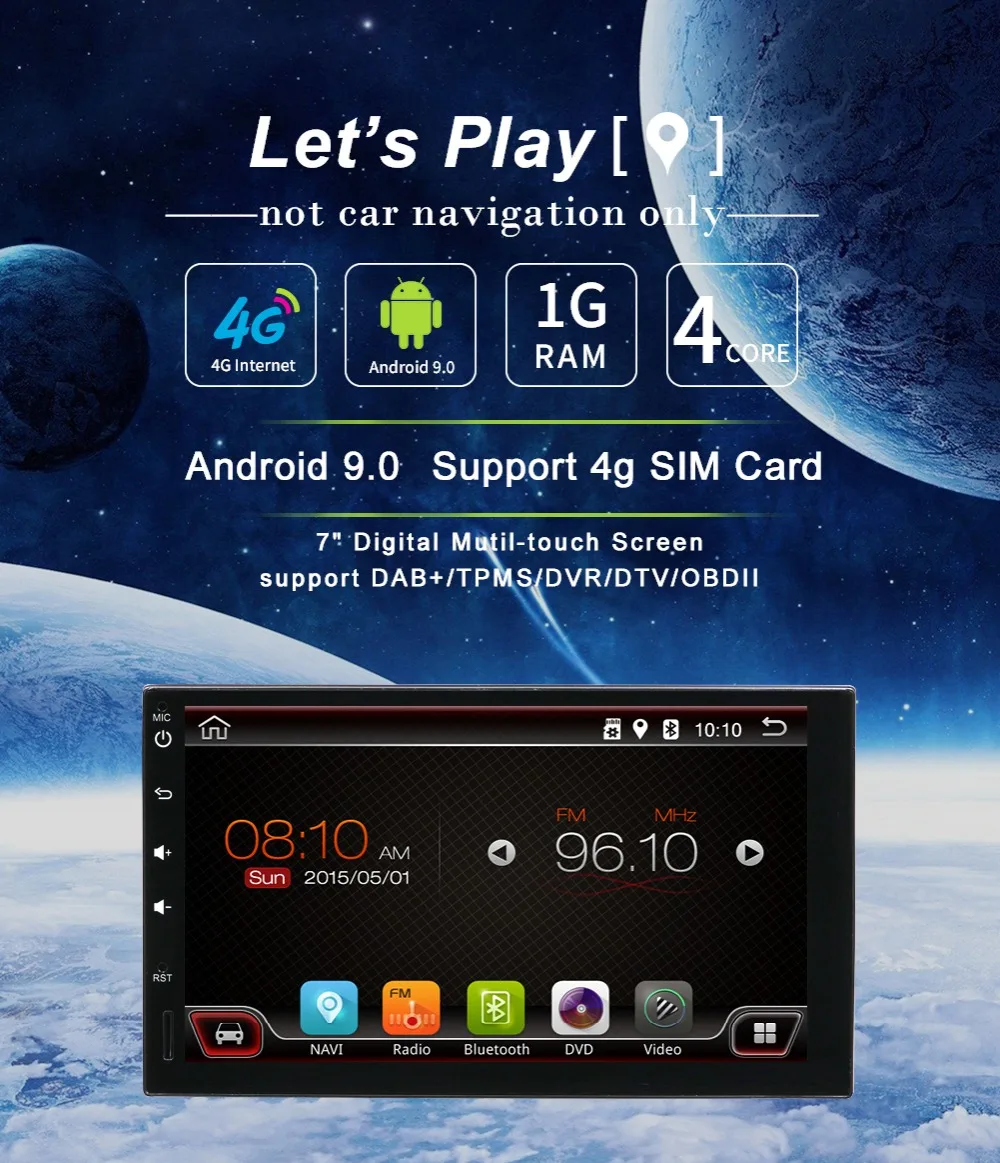 Top Bosion 7" 2Din Android 9.0 Car Multimedia Player Car DVD GPS Navigation BT DAB FM USB wifi No dvd Car Radio Free camera 4 Top Bosion 7" 2Din Android 9.0 Car Multimedia Player Car DVD GPS Navigation BT DAB FM USB wifi No dvd Car Radio Free camera 4