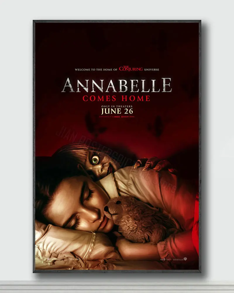 Nj246 Annabelle Arriva A Casa Film 4 Poster E Stampe In Seta Wall Art Art Poster Home Decor