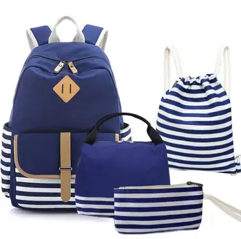 

Canvas Schooltas Voor Tiener Meisjes Student Hoge Kwaliteit Vrouwen Reizen School Laptop Rugzakken Vrouwelijke Boek tas