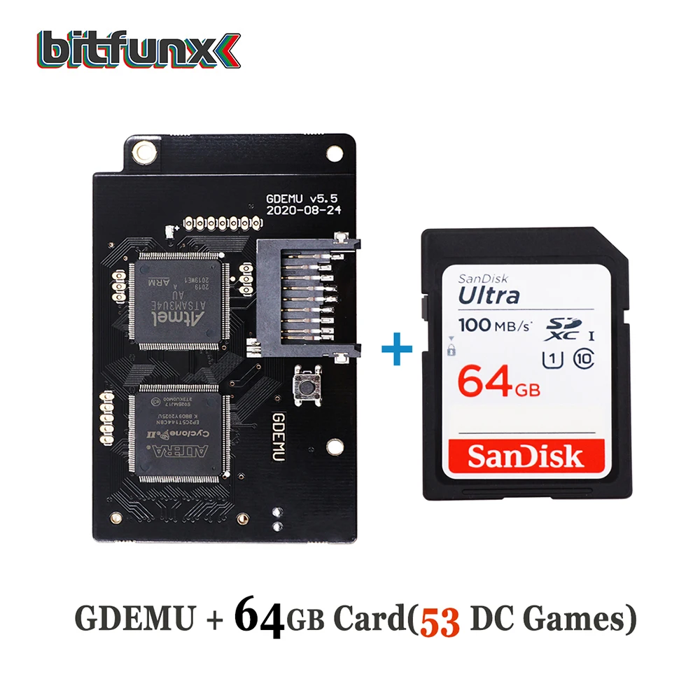 DC GDEMU Optical Drive Simulation Board V5.5 for SEGA Dreamcast Game Machine with SD/TF Card Games Installed Retro gaming