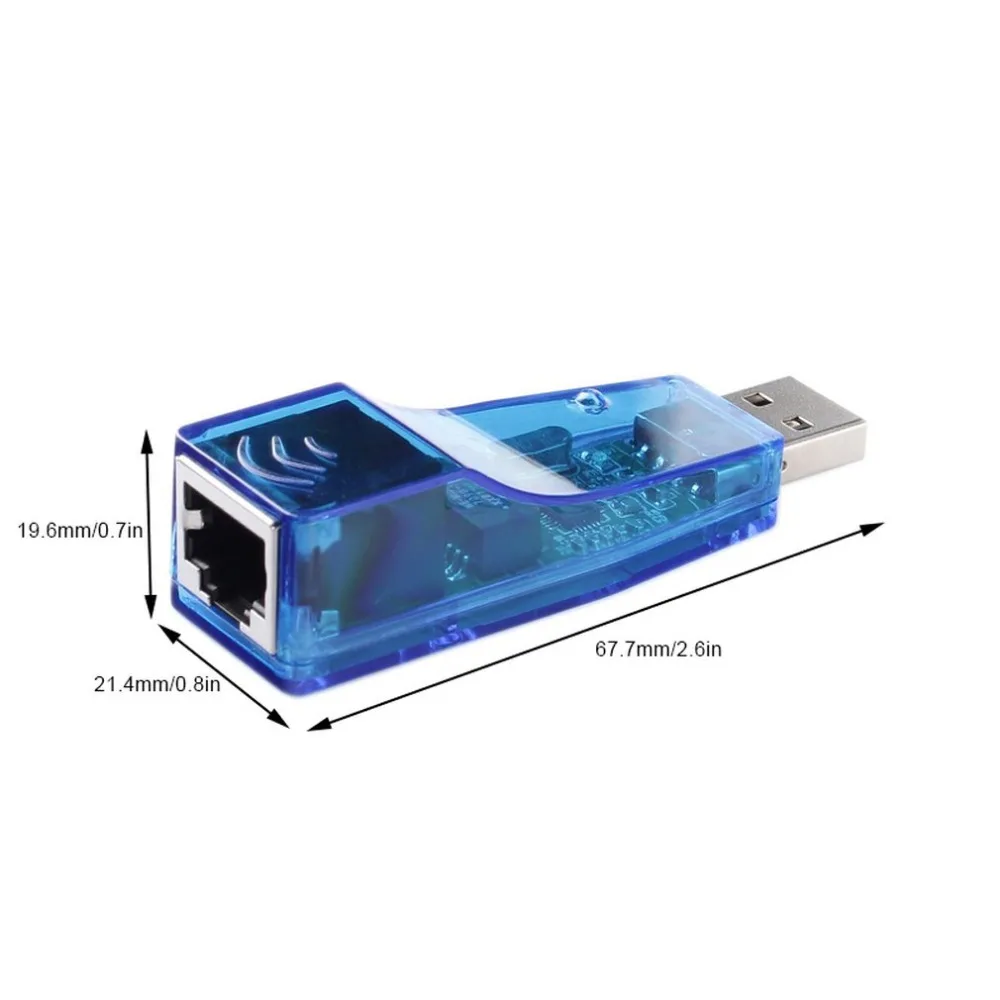 Ethernet Внешний USB в Lan RJ45 сетевой адаптер 10/100 Мбит/с для ноутбука ПК внешняя сетевая карта Lan адаптер