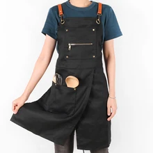 

Apron Korean fashion Personalized custom LOGO barber tea shop coffee shop uniforms flower shop Men Women restaurant Work aprons