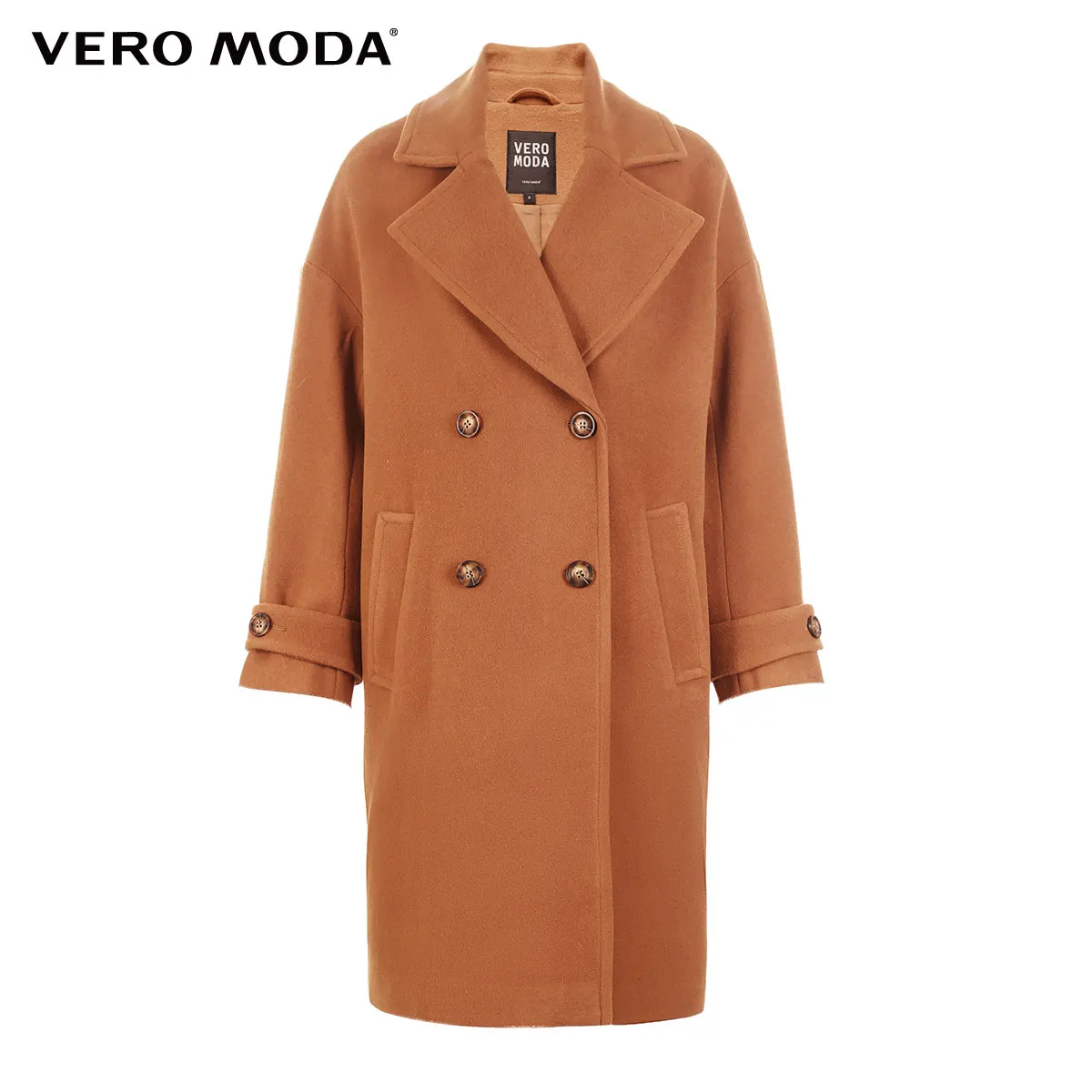 Vero Moda женское двубортное шерстяное пальто | 318327564