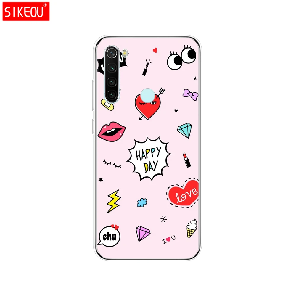33643 Чехол для xiaomi Redmi Note 8 T, силиконовый мягкий чехол из ТПУ с рисунком для xiaomi Redmi Note 8, чехол Fundas Coque Redmi NOTE 8 PRO, чехол с цветами - Цвет: 33643