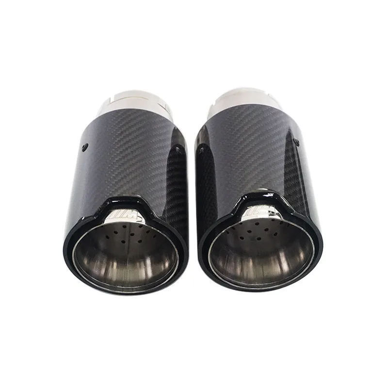

Car Exhaust Tail Pipe Carbon Fiber Muffler Tip For BMW M2 M3 M4 M5 M6 Performance Stainless Steel Tail Pipe MP not Akrapovic