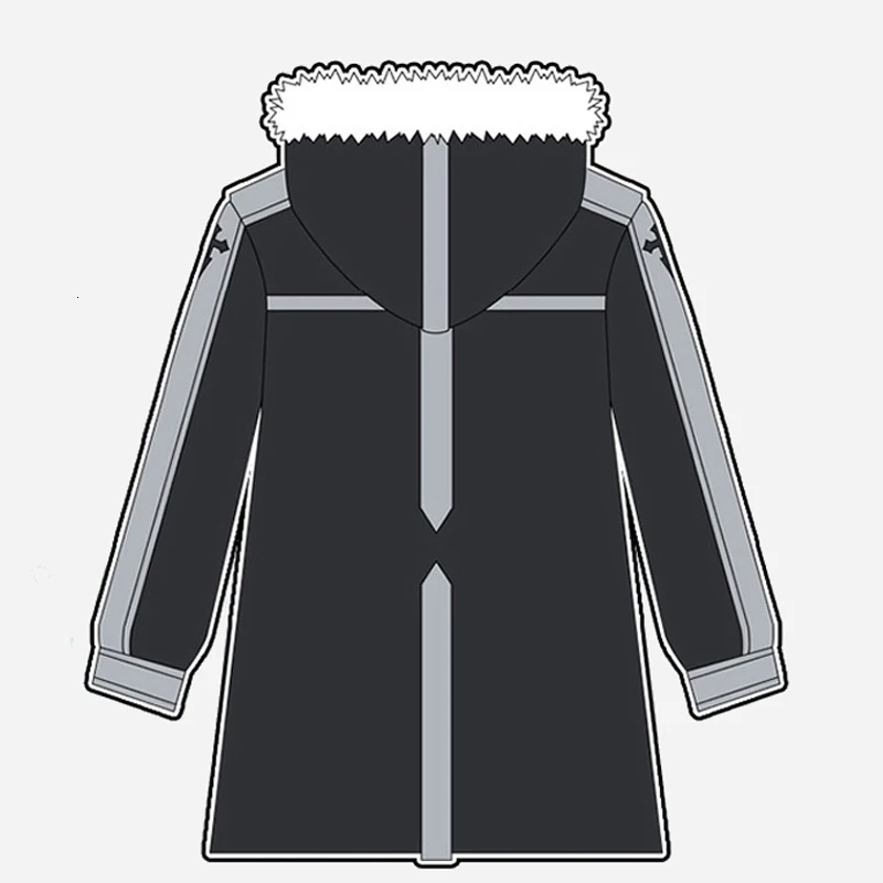 Аниме SAO Sword Art онлайн косплей Толстовка Kirigaya Kazuto Kirito теплые утепленные флисовые куртки с капюшоном костюм пальто на молнии