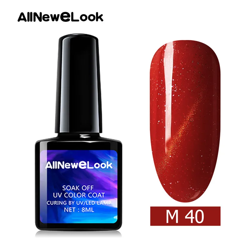 40 Allneweook Cateye 3D Набор лаков для ногтей 8 мл полигель набор неоновый гель лак кошачий глаз гель для ногтей гибридные Лаки - Цвет: 40