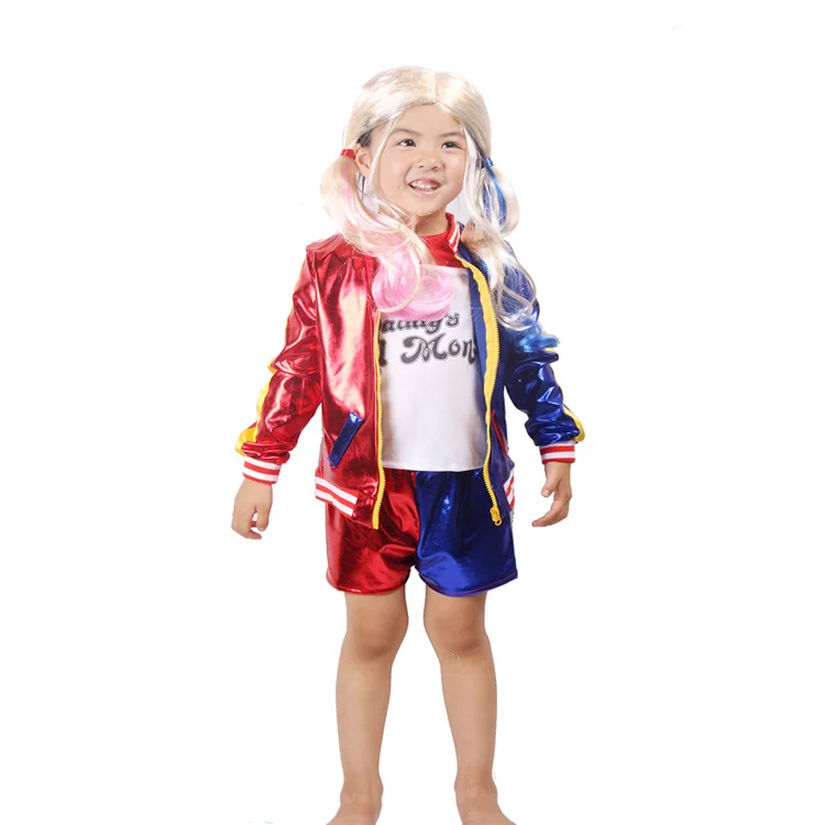 

Suicide Squad Harley Quinn Suicide Squad Small Ugly Girl COS Clothing Wig Manufacturers Direct Wholesale