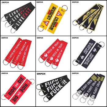

Patches for Aviation Embroidery Patch with Ring for Cars and Motorcycles Key