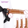 Strap On Realistic Dildo Pants For Woman Lesbian Couples Anal Plug Sex Toys Strapon Female Masturbation Skin Feeling Sex Shop 1