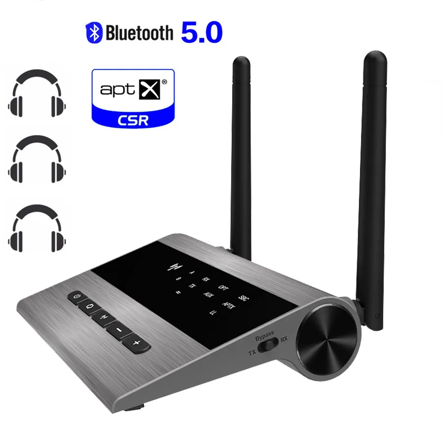 80m Long Range Aptx HD LL Bluetooth 5.0 Audio Transmitter Receiver 3