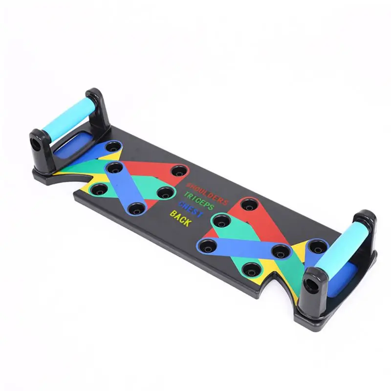 

New Portable Ultra Push 9 in 1 System Push-up Bracket Board for Home Fitness Training exercise kit qiang