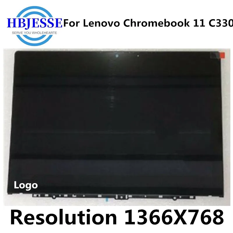 Prova Ben Il 11.6 ''Hd 1366X768 Led Ips Display Lcd Pannello Dello Schermo Di Tocco Digitizer Assembly Con Lunetta Per Lenovo Chromebook 11 C330