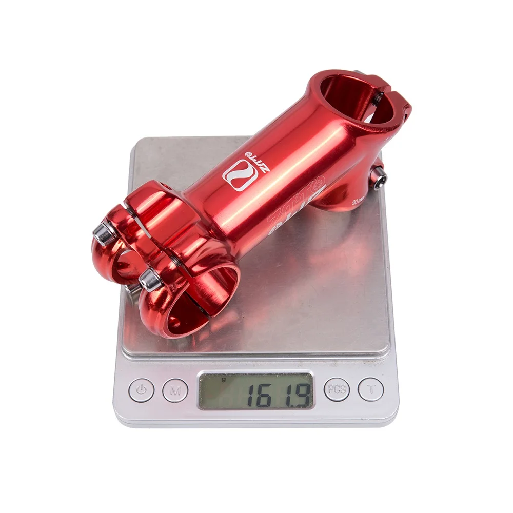 35degree 90mm RED ZTTO 70 90 110 мм 35 градусов Высокопрочный легкий 31,8 мм полированный стержень для XC AM MTB Горный шоссейный велосипед Глянцевая велосипедная часть - Цвет: 35degree 90mm RED