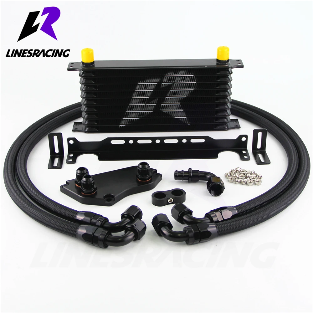 10 Row An10 Oil Cooler Kit For Bmw F30 F31 F35 N 316i 3i 328i With Bracket Oil Coolers Aliexpress