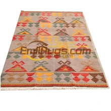 Ручной Тканый Ковер килим шерсть ручной работы украшение дома квадратная богемная шерстяная вязка