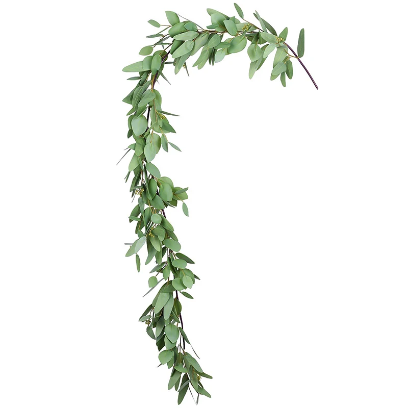

Sowing Eucalyptus Garland, Artificial Vine Artificial Eucalyptus, Leaf Table Garland, Artificial Eucalyptus Garland, Green Weddi