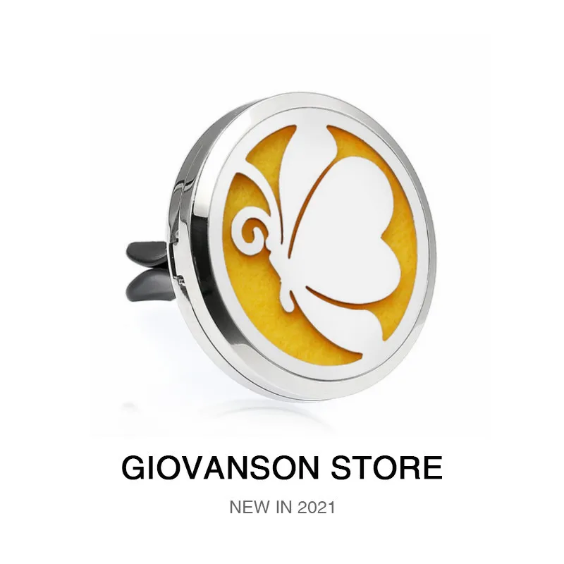 Wholesale 38mm Plain Car Diffuser Locket 316l Stainless Steel