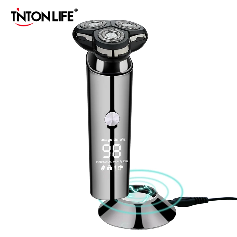 

S3000 Electric Shaver Wireless Use 4D Electric Razor Men USB Rechargeable Men's Shaving Machine Waterproof With Charging Base