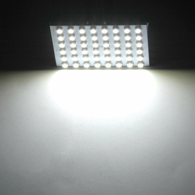 10X Белый RV трейлер 48SMD внутренняя панель светодиодный Купол Карта светильник 1156 адаптер BA15S