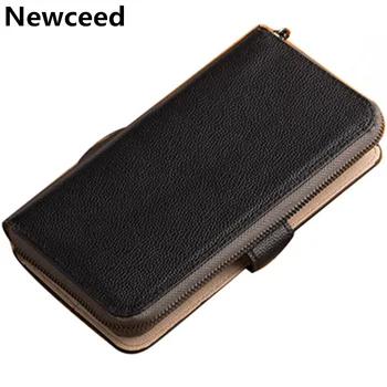

Hand Strap Natural Leather Wallet Multi Card Slot Holder Phone Case For Huawei Honor 20 Pro/Honor 20/Honor 20i Phone Pouch Bag
