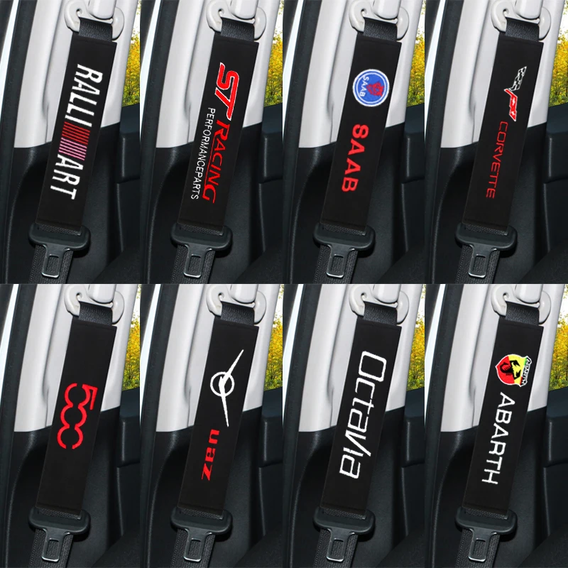 Накладка для ремня безопасности автомобиля Автомобильный Стайлинг FIAT 500 abarth Ford