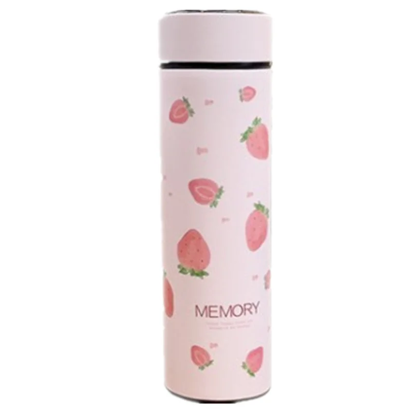 Новая Изолированная чашка из нержавеющей стали розовая Милая бутылка для воды в