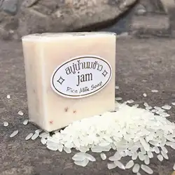 Мыло для рук Таиланд Жасмин Рисовое Отбеливающее средство для кожи молочное Отбеливающее рисовое мыло ручной работы витамин мыло коллаген