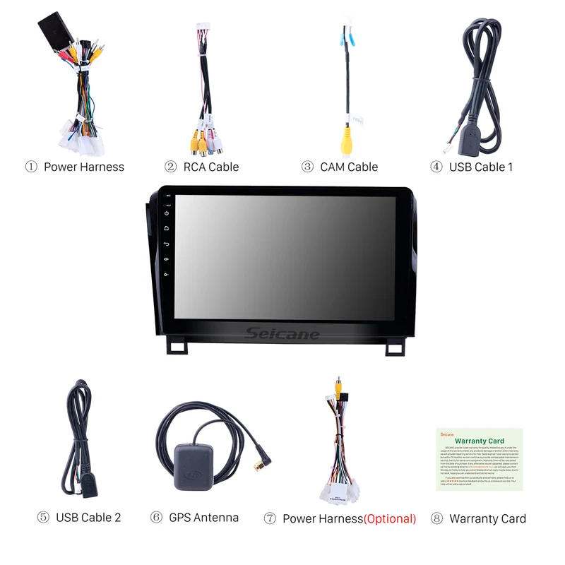 Seicane 10 1 дюймов HD сенсорный экран радио GPS навигационная система Android 8 для 2006 2015 TOYOTA