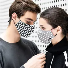 1 шт. для женщин и мужчин Респиратор маска моющаяся хлопок Анти-пыль лицевая маска