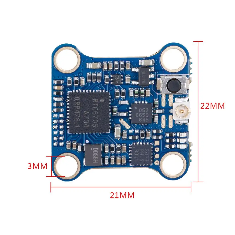Sucex Micro VTX V2 с держателем M3 для гоночного дрона FPV