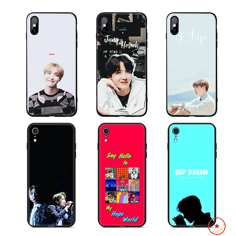 J hope Jung Ho Seok K Pop Мягкий силиконовый чехол для телефона iPhone 11 Pro Xs Max X или 10 8 7 6S Plus 5 5S SE Xr 6 Plus 7Plus 8 Plus