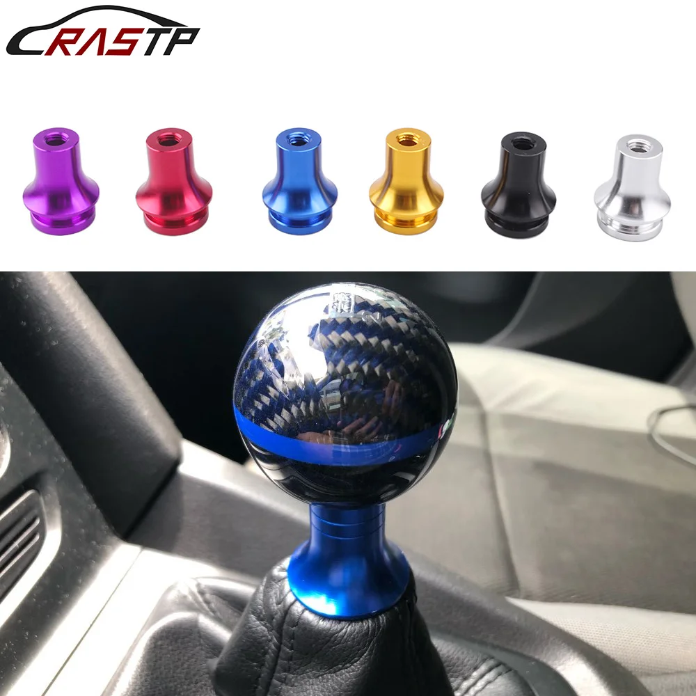 Racing Low ProFile Shift Knob Boot Retainer Adapter Manual Gear M10X1.5 For Honda Acura RS-SFN015