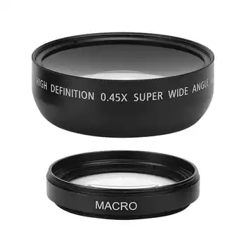 

Advanced 49MM 0.45X Wide Angle Macro Lens Fit for All 49MM Diameter Camera Lenses len parts